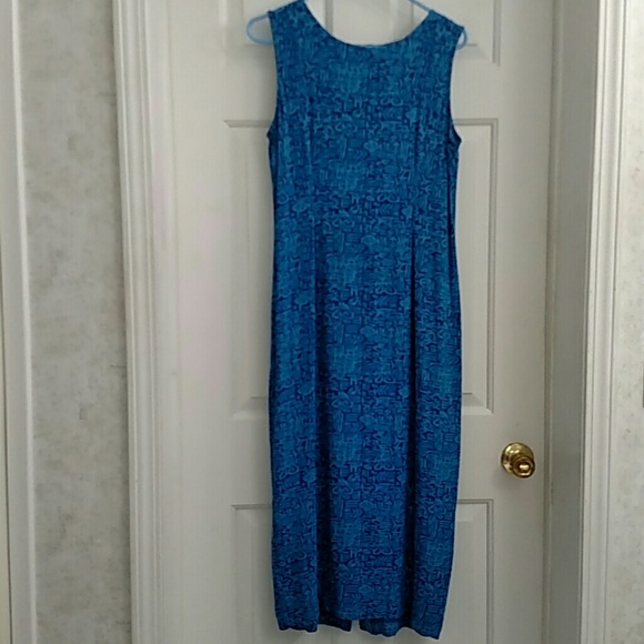 🎄SALE! BUY NOW! Royal blue & turquoise dress - Picture 4 of 5